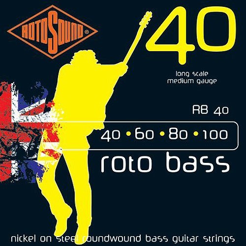 Rotosound Roto Bass RB 40-4 String Bass 40-100-Cryo Rotosound Roto Bass RB 40-4 String Bass 40-100-Cryo